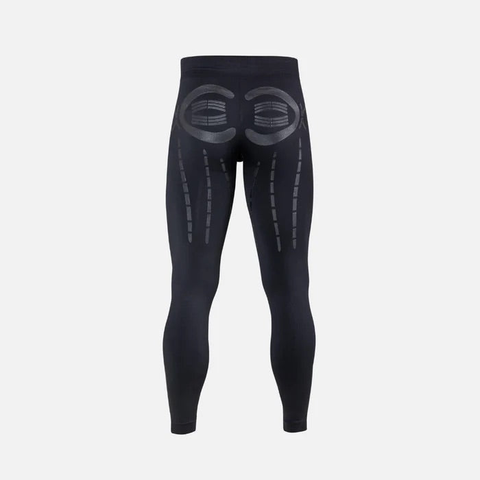  Rear view of  black Floky Hyper Man compression leggings