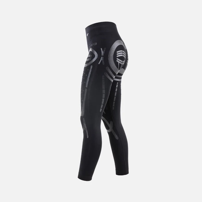  Close-up of biomechanical compression zones on Floky Hyper Woman leggings